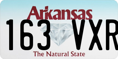 AR license plate 163VXR