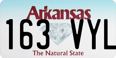AR license plate 163VYL