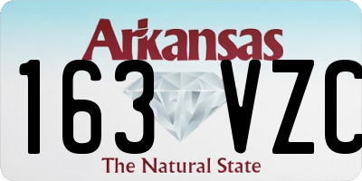 AR license plate 163VZC