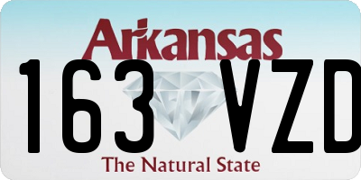 AR license plate 163VZD