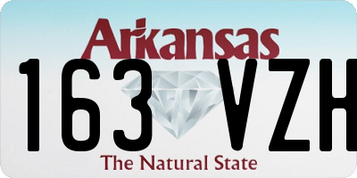 AR license plate 163VZH
