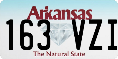 AR license plate 163VZI