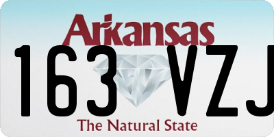AR license plate 163VZJ