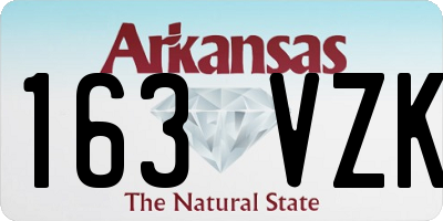 AR license plate 163VZK