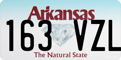 AR license plate 163VZL