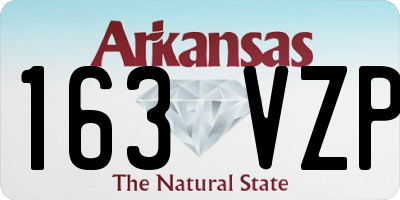 AR license plate 163VZP