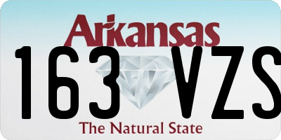 AR license plate 163VZS