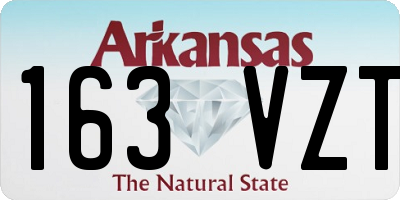 AR license plate 163VZT