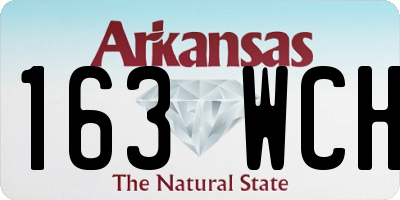 AR license plate 163WCH