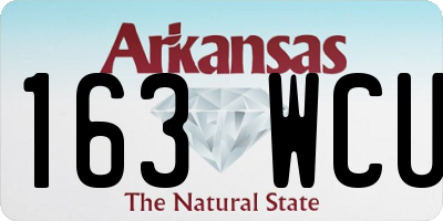 AR license plate 163WCU