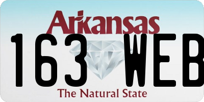 AR license plate 163WEB
