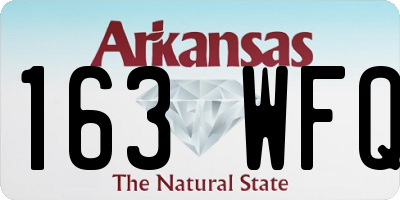 AR license plate 163WFQ