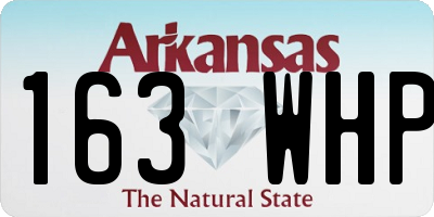 AR license plate 163WHP