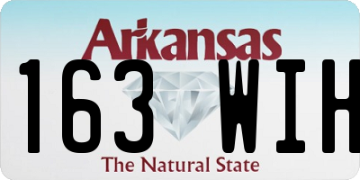 AR license plate 163WIH