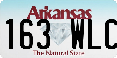 AR license plate 163WLC