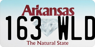 AR license plate 163WLD