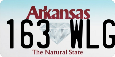 AR license plate 163WLG