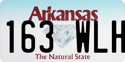 AR license plate 163WLH