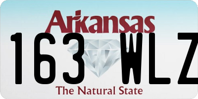 AR license plate 163WLZ
