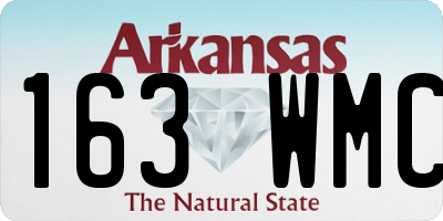 AR license plate 163WMC