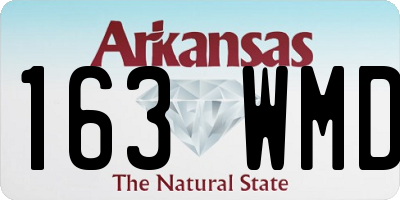 AR license plate 163WMD
