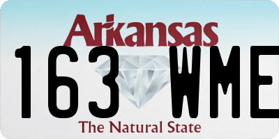 AR license plate 163WME
