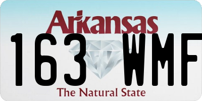 AR license plate 163WMF