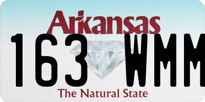 AR license plate 163WMM