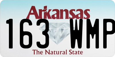 AR license plate 163WMP
