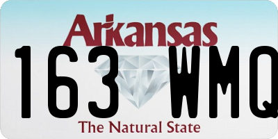 AR license plate 163WMQ