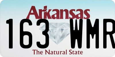 AR license plate 163WMR