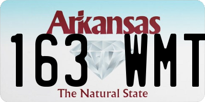 AR license plate 163WMT