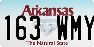 AR license plate 163WMY
