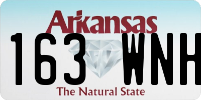 AR license plate 163WNH