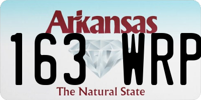 AR license plate 163WRP