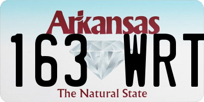 AR license plate 163WRT