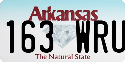 AR license plate 163WRU
