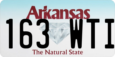 AR license plate 163WTI