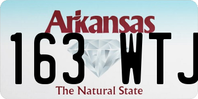 AR license plate 163WTJ