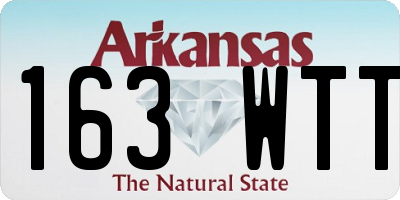 AR license plate 163WTT
