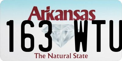 AR license plate 163WTU