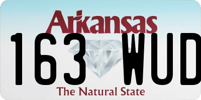 AR license plate 163WUD