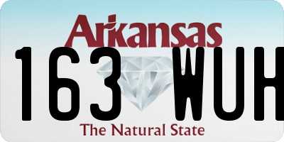 AR license plate 163WUH
