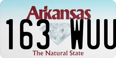 AR license plate 163WUU