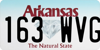 AR license plate 163WVG