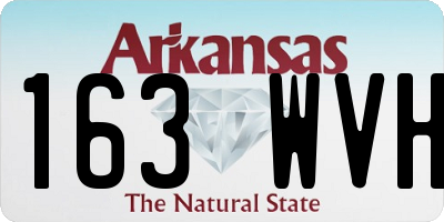 AR license plate 163WVH