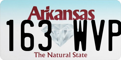 AR license plate 163WVP