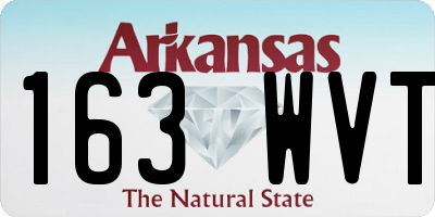 AR license plate 163WVT