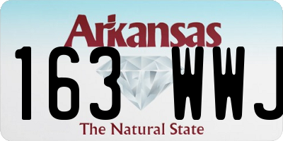 AR license plate 163WWJ