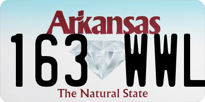 AR license plate 163WWL